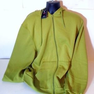 Verde olive sweat  hoodie unisex size 3xl
